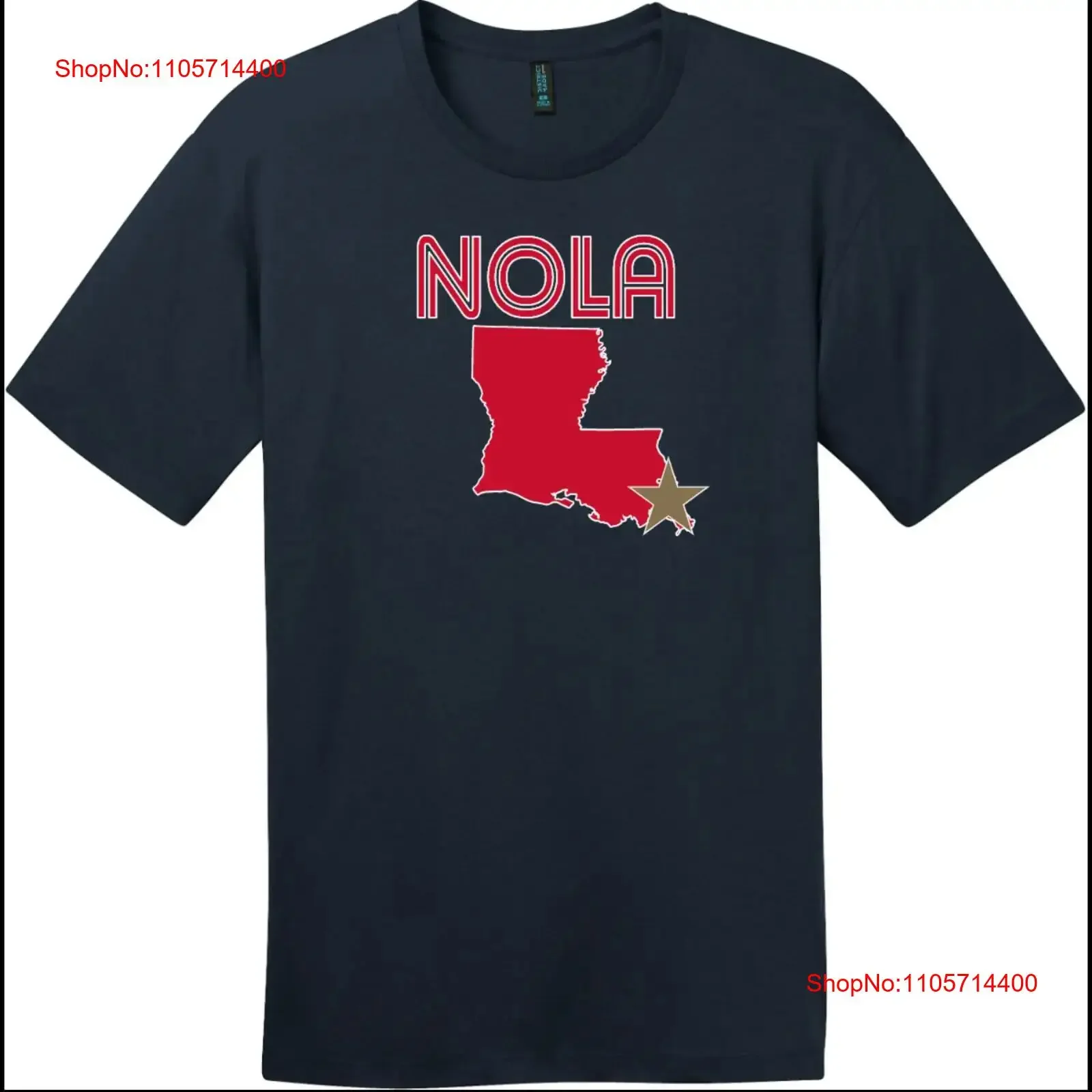 Nola New Orleans T shirt vintage Washed Soft Top For Everyday Wear Casual homme fashion graphic Unisex Slightly Stylish