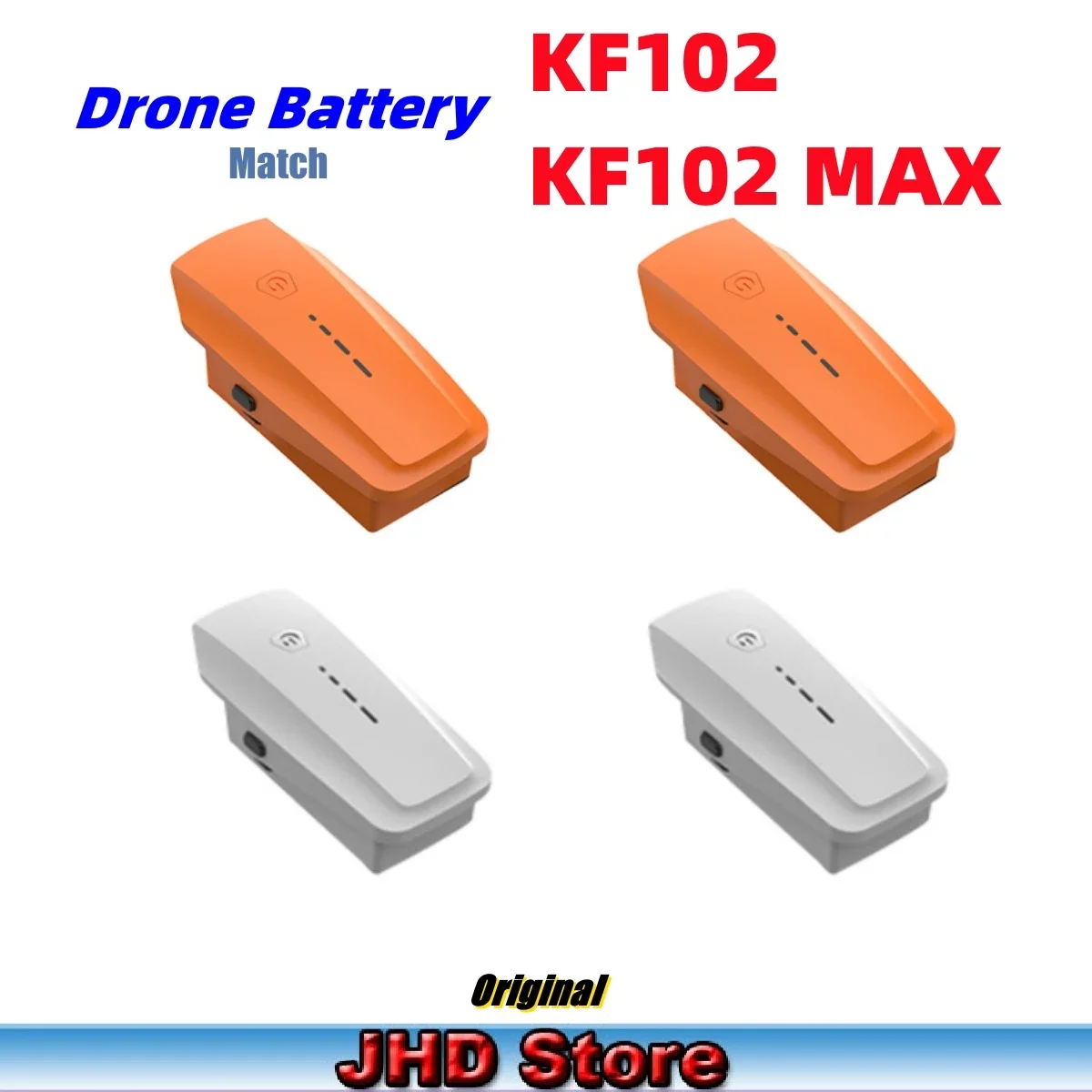 Batería JHD para Dron KF102/ KF102 MAX, pieza Original de 2200mAh, alta potencia, accesorios de batería