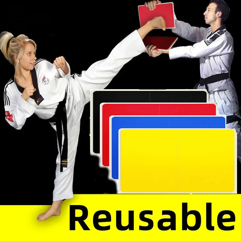 Reusable Break Board Wesing for Martial Arts Training Taekwondo Rebreakable Kicking Board Taekwondo Training Performance Board