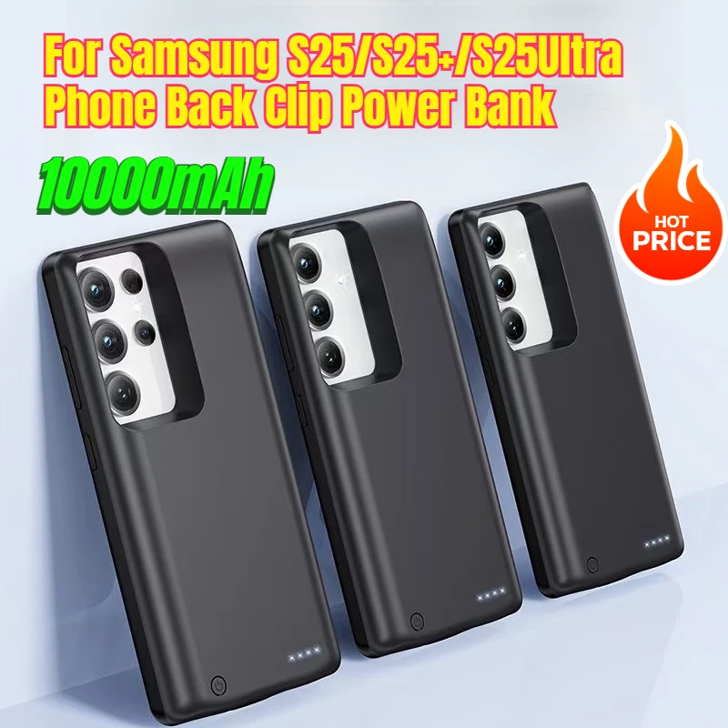 

10000mAh for Samsung S25/S25+/S25Ultra Phone Back Clip Power Bank