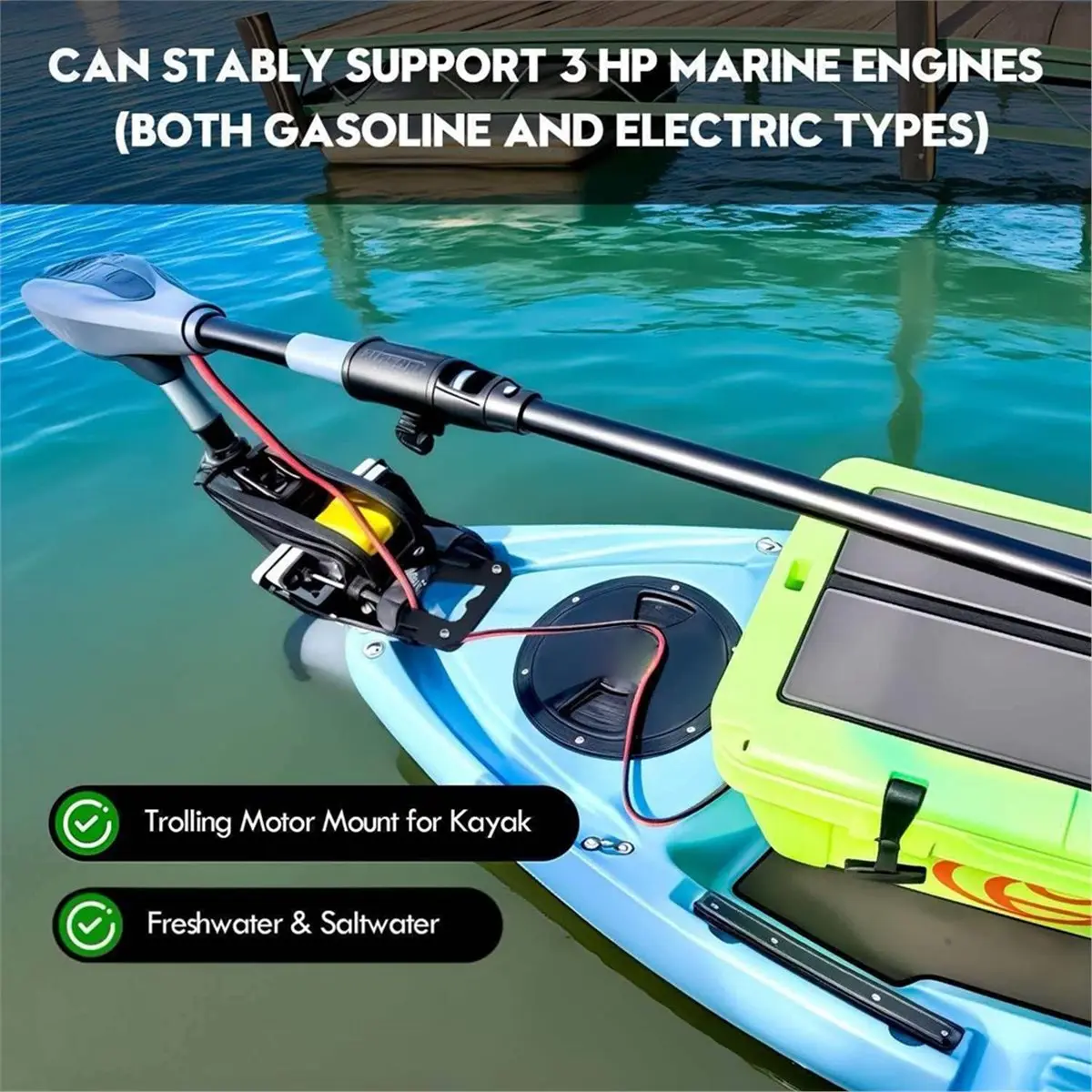 

Крепление для троллингового мотора Doings Transom, крепление для троллингового мотора для каяка 5 мм, цельнолитое, для мощных моторов, крепления для троллинговых моторов для каноэ