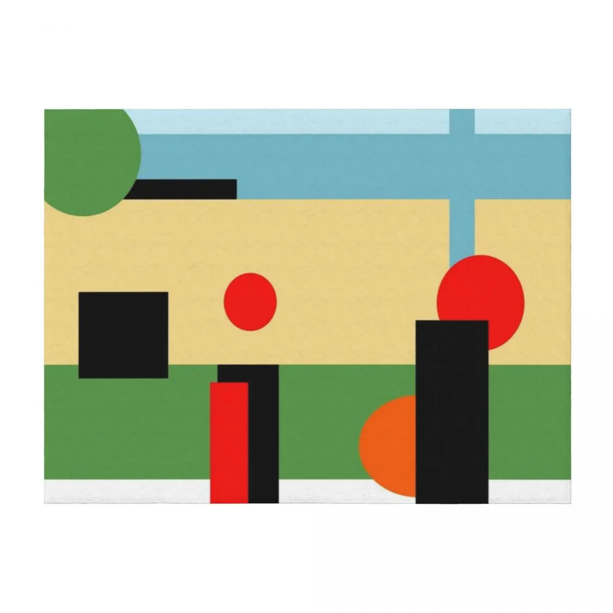 

Another green ... Throw Blanket Vintage Summer Bed linens Baby Blankets