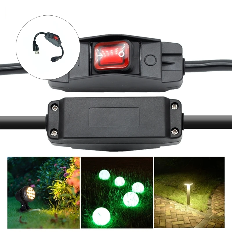 Prolunga per carichi pesanti a 3 poli Cavo prolunga alimentazione 16A 250V Controllo facile accensione/spegnimento