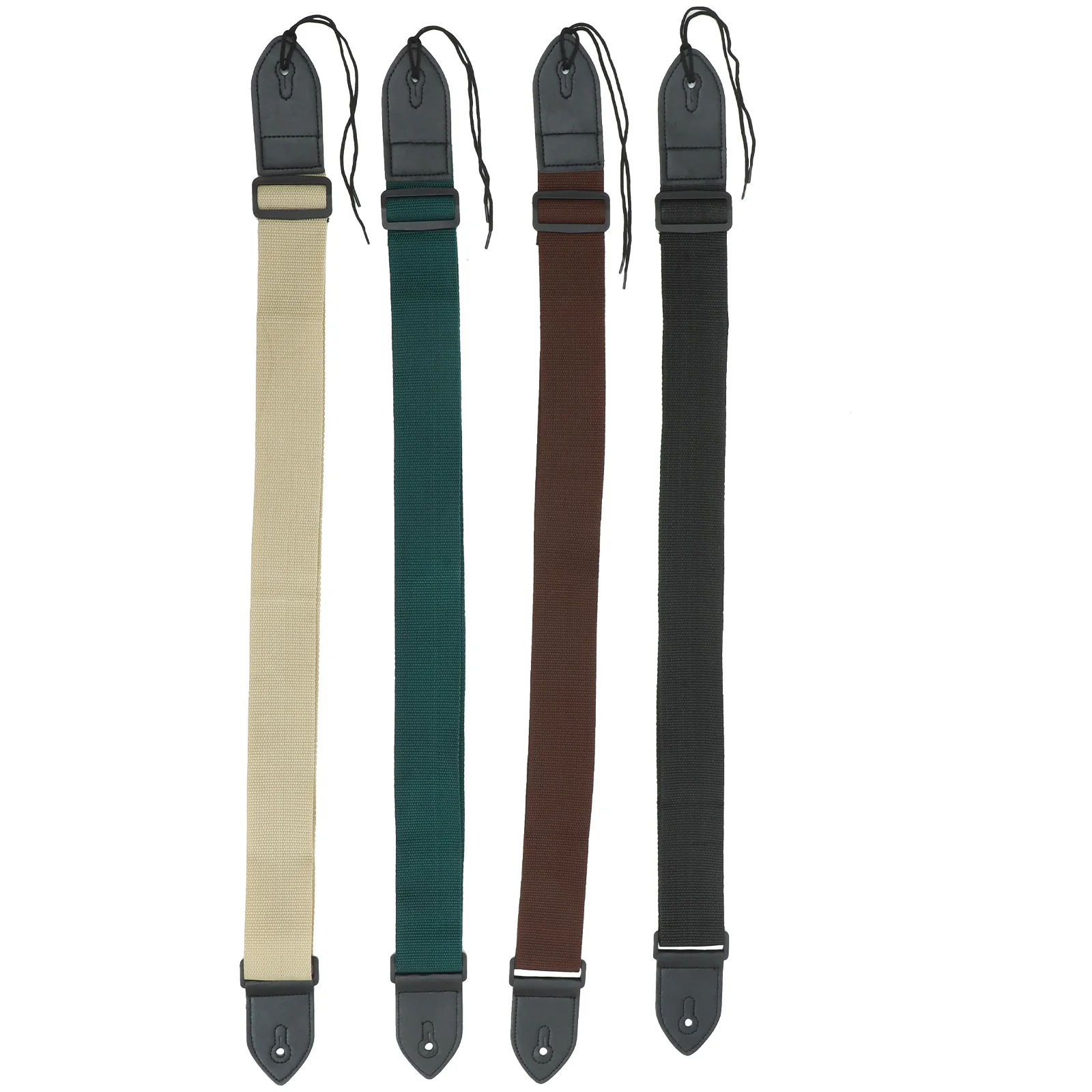 4 шт. регулируемый гитарный ремень для бас-гитары, широкий удобный ремень для электрической акустической гавайской гитары, прочный аксессуар для инструмента