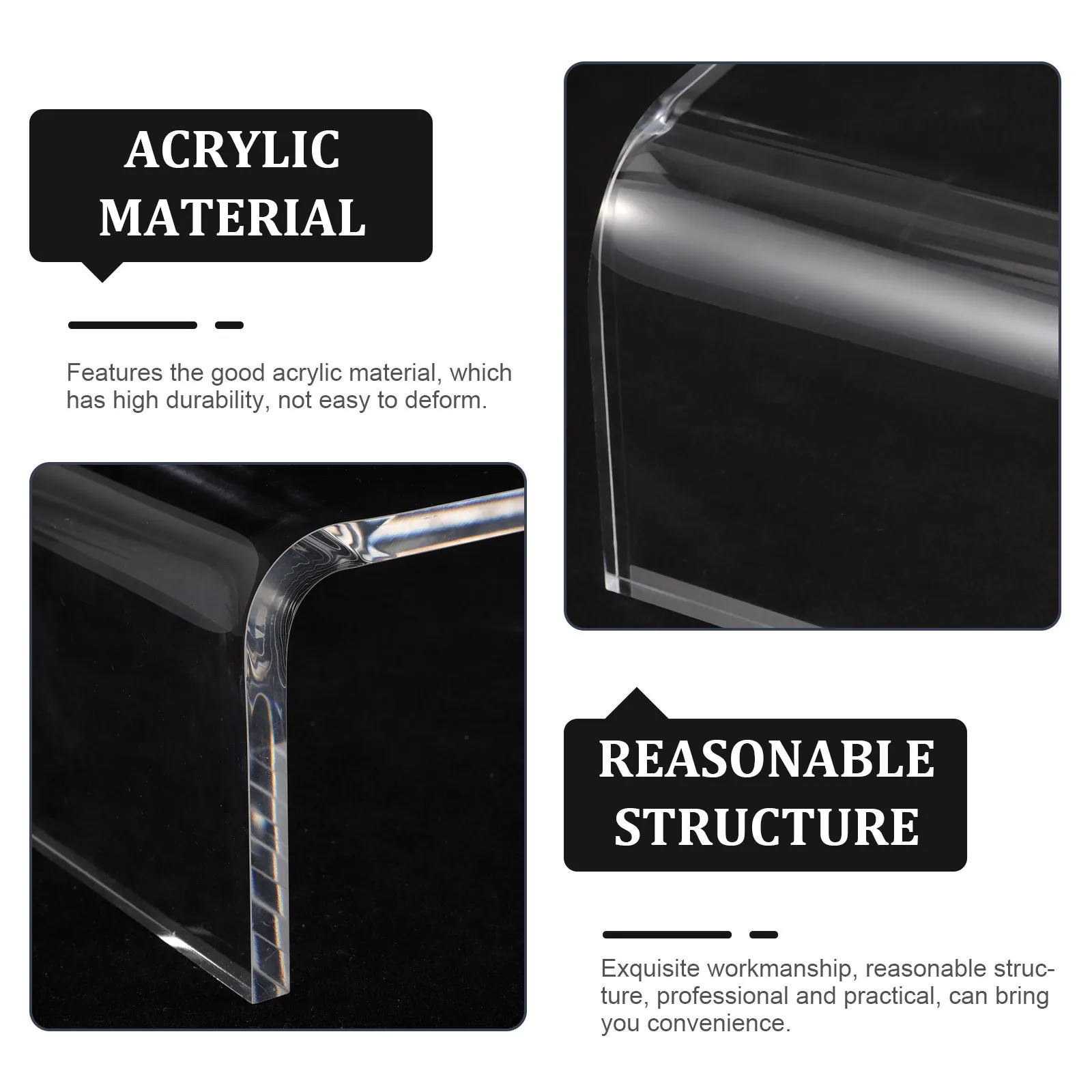 

Clear Acrylic Keyboard Cover Protector Anti-Cat Keyboard Bridge Removable Washable Protective Case for Desktop Monitor Stand