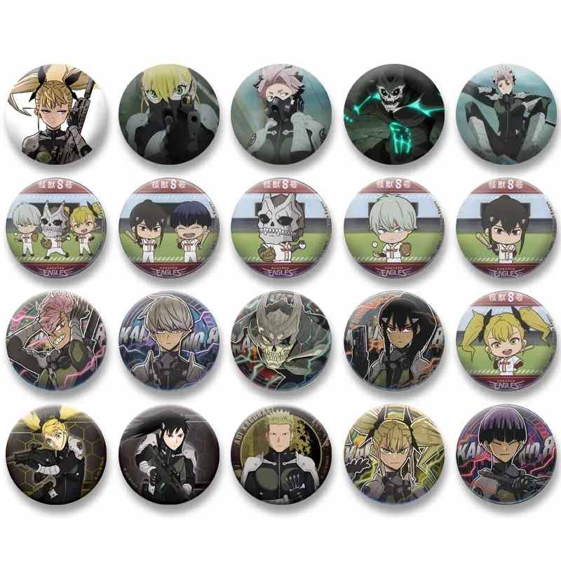 

Cartoon Character Soshiro Hoshina Brooch Anime Kaiju No. Eight Enamel Pin DIY Backpack Clothing Badge Accessories Jewelry Gift