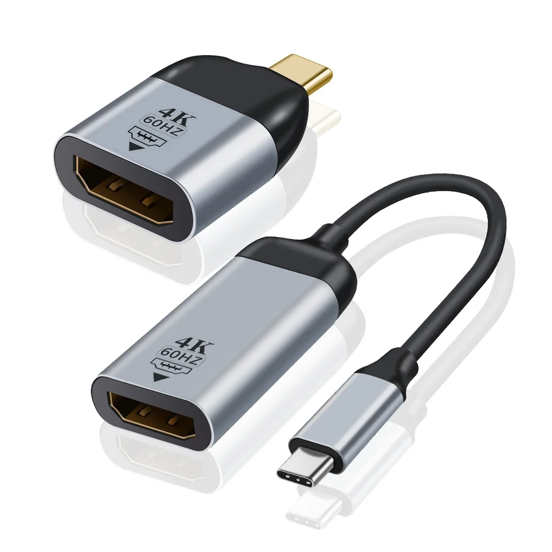 USB C zu 4K @ 60Hz Video adapter Thunderbolt3 Typ C zu HD Display Konverter kompatibel mit neuen MacBook Pro/Air Surface iPad Pro