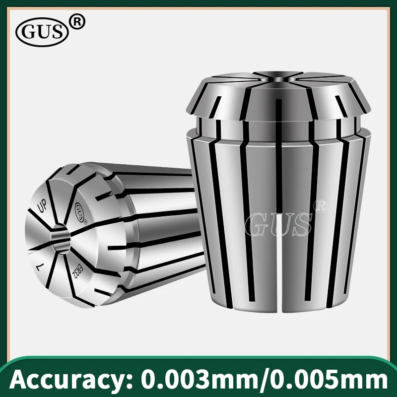 High precision ER11 ER16 ER20 ER25 ER32 ER Spring Collet Chuck 0.003mm 0.005mm CNC Engraving Machine Milling Tool Holder Lathe