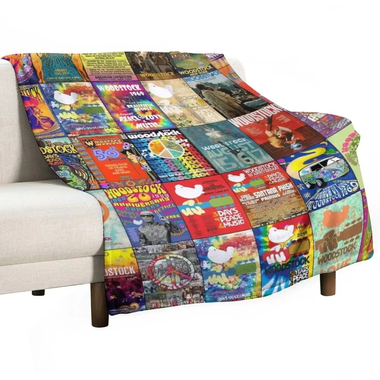 

Woodstock Throw Blanket Luxury Designer Heavy Blankets