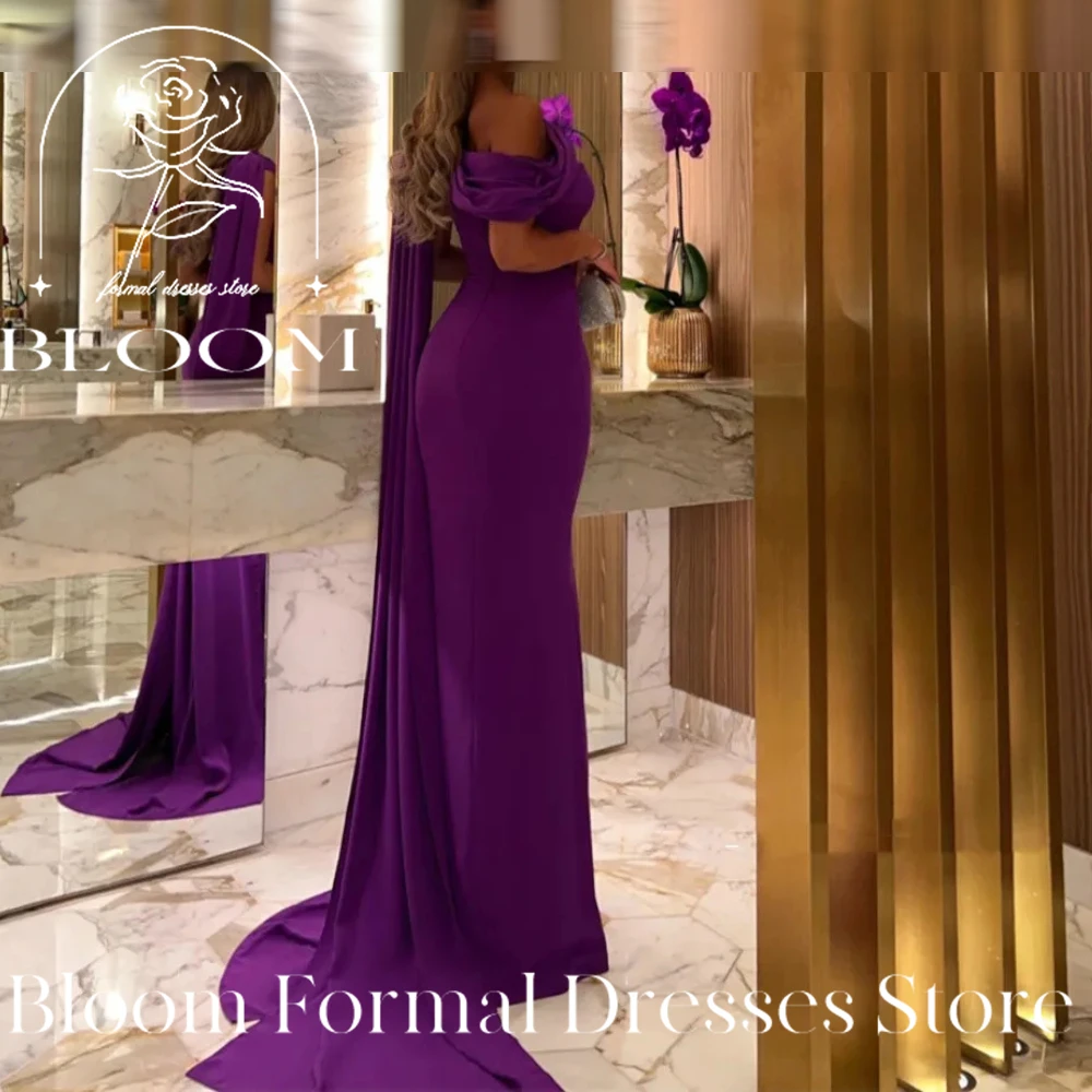 Bloom ที่กําหนดเอง Mermaid ชุดราตรีอย่างเป็นทางการ Saudi อาหรับชุดราตรียาวดูไบ Elegant Prom Gowns vestidos de Noche ผู้หญิง