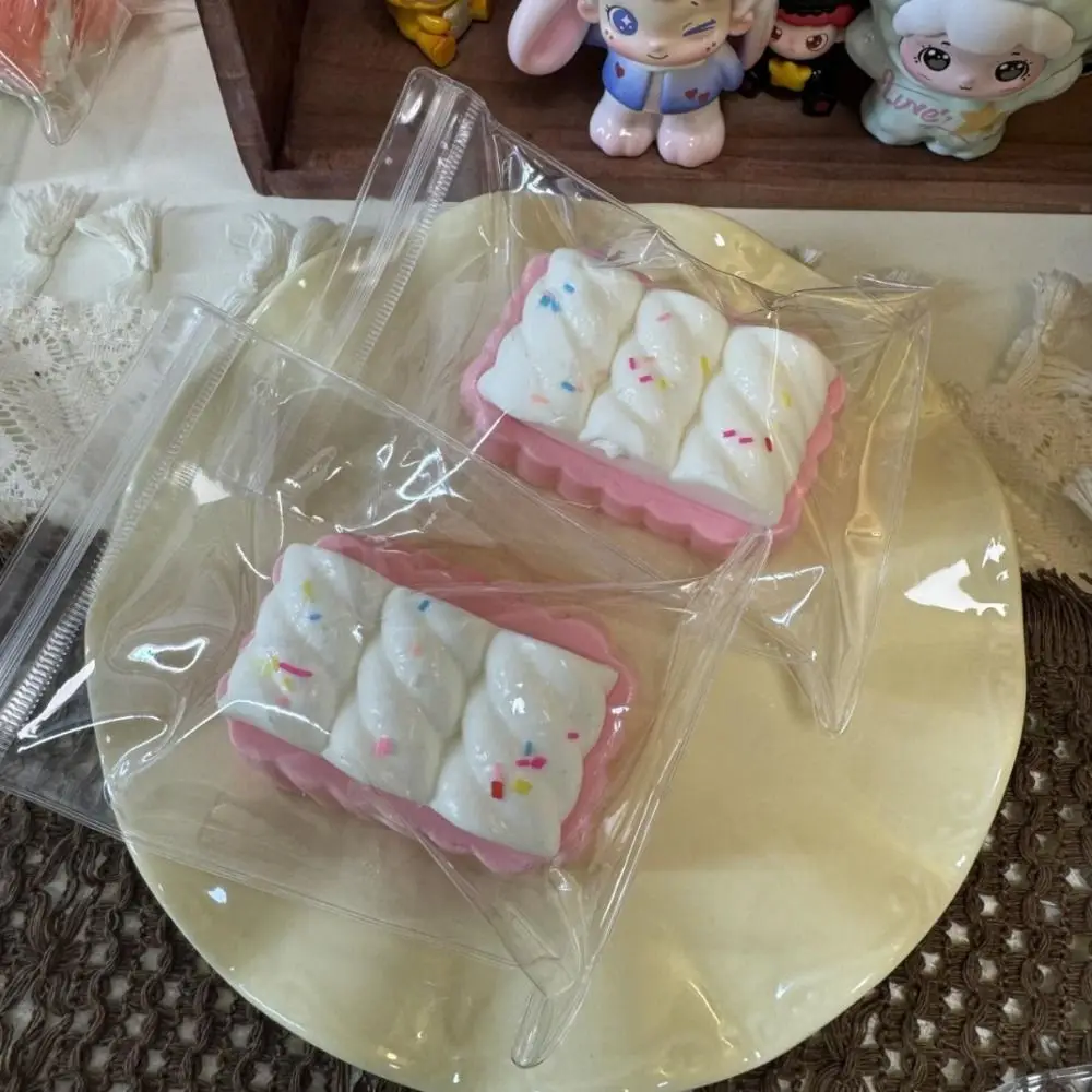 Gift Cute Cake Dessert Squeeze Toys Food Grade Silicone Sticky Decompressing Toy Funny Creative Squeeze Toy
