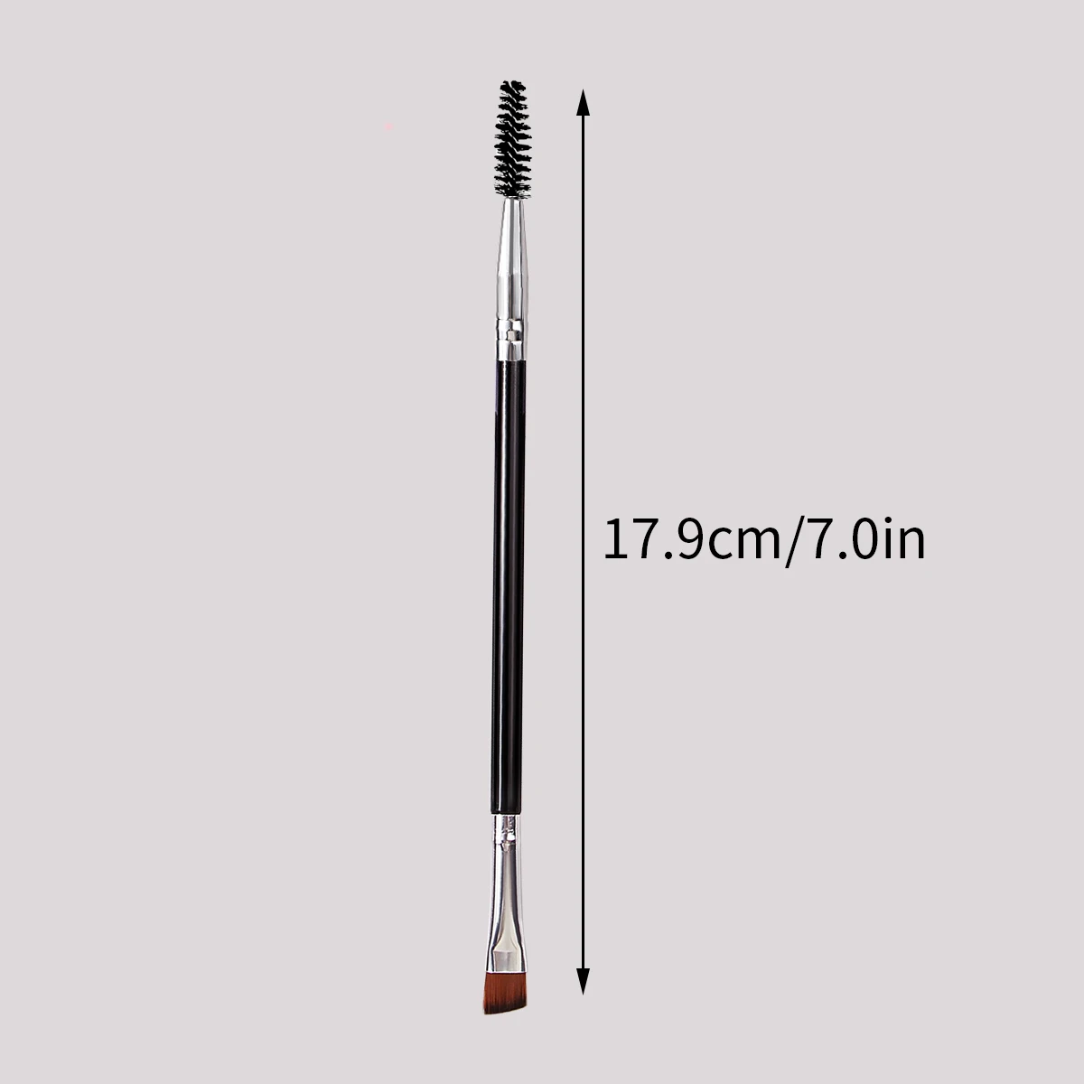 3 uds cepillo de cejas de doble cabeza cepillo de cejas diagonal cepillo en espiral hoja delineador de ojos cepillo de rímel herramienta de cepillo de maquillaje