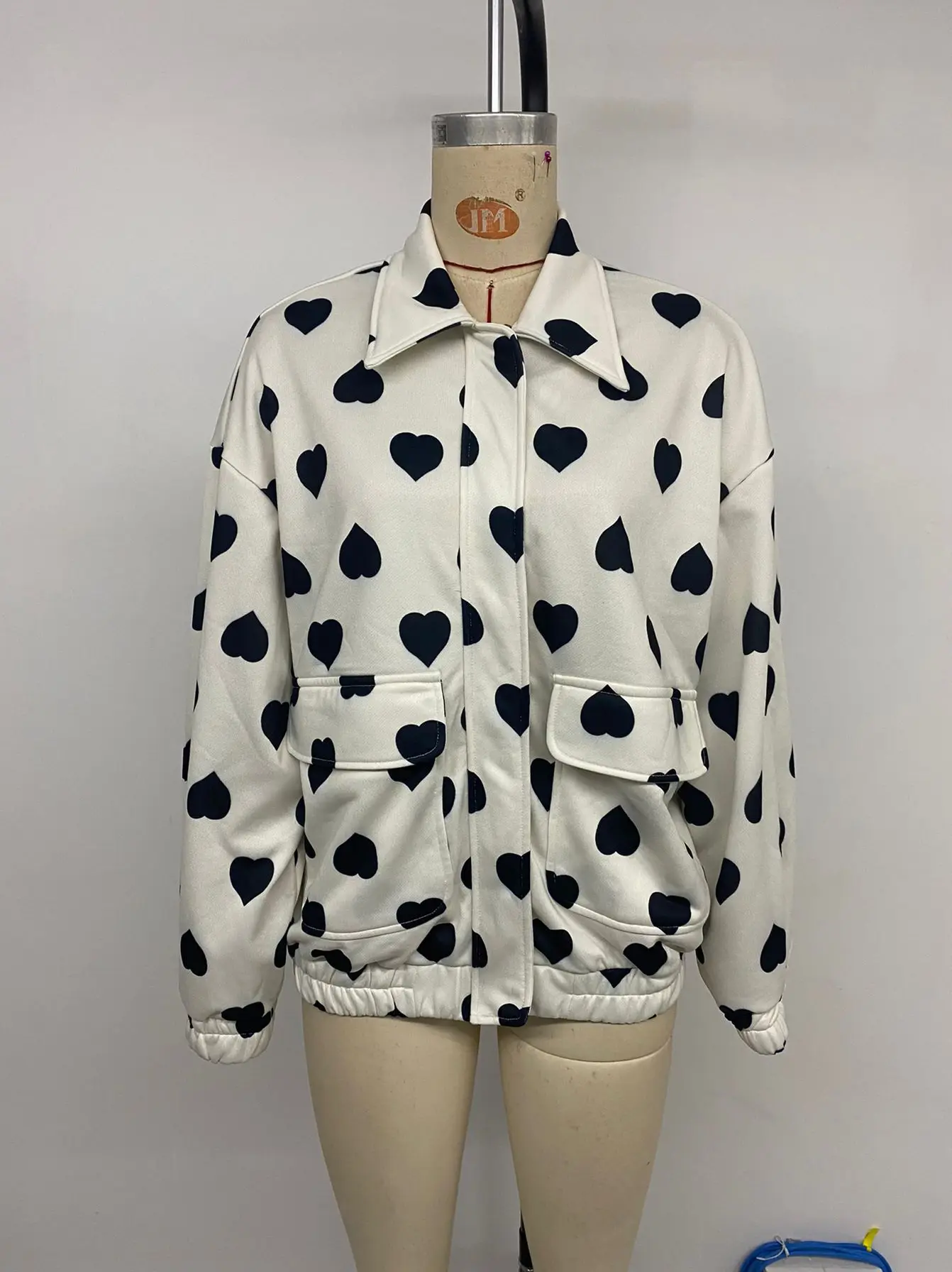 Jassen Vrouwen Rits Jas Casual Jas Print Kraagvorm Y2k Streetwear Jassen Werk Elegante Splice Open Stitch Herfst Punk