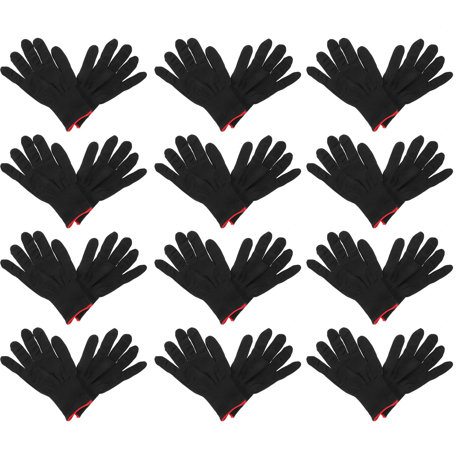 

12 Pairs XL Size Polyester Knitted Anti Static Gloves Protective Work Dry Hands Electronic Assembly Men Gloves
