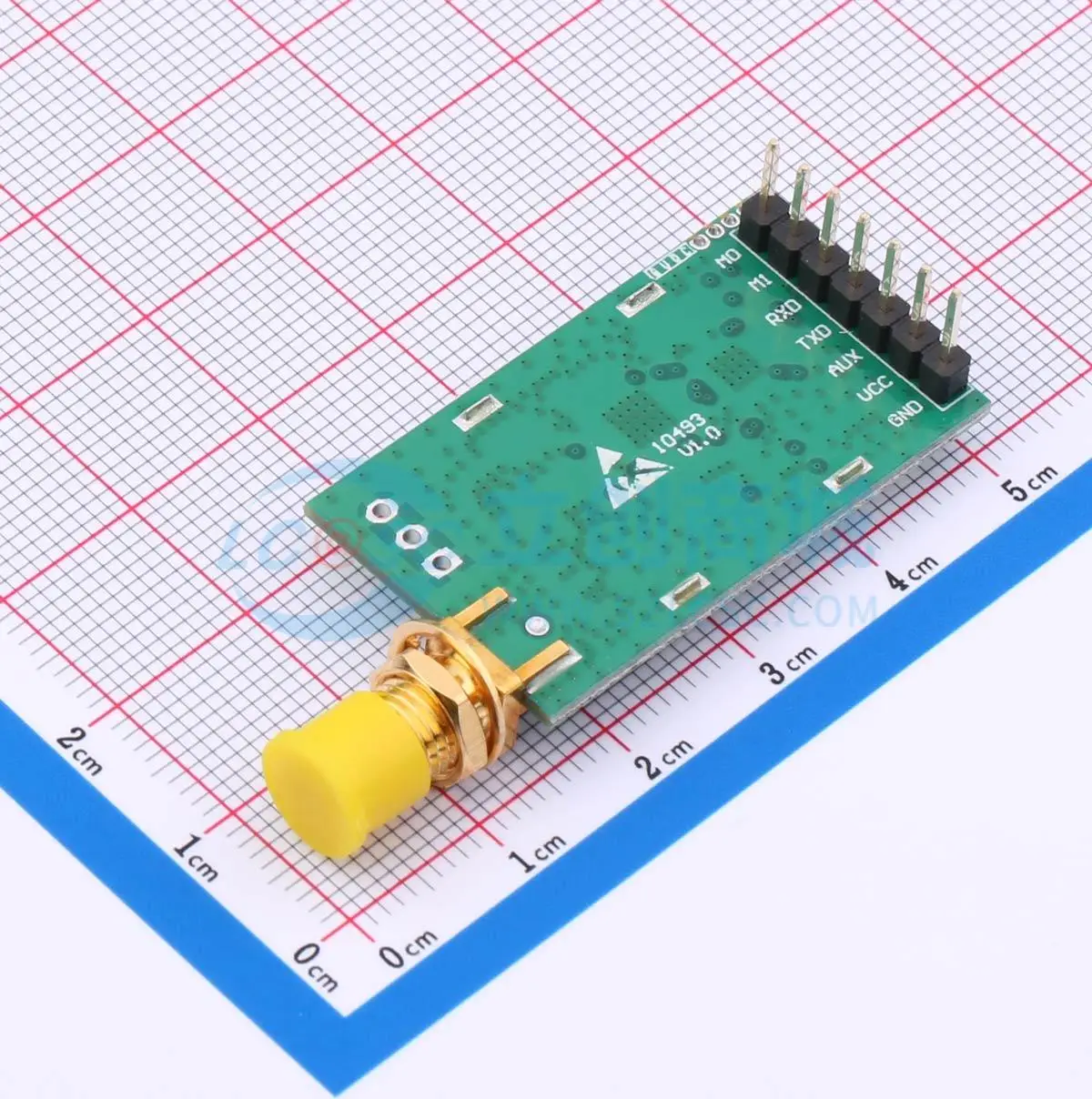2pcs E310-900T23D SMD 36x21mm transceiver 915MHz GFSK RF Wireless Communication Module for Smart Home System
