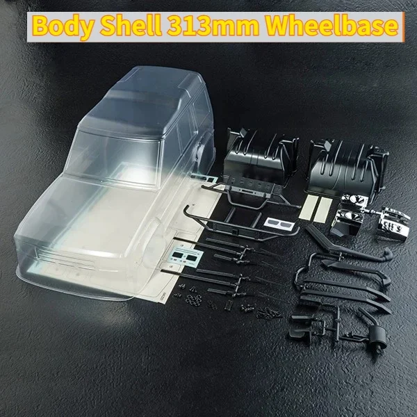 1/10 RC Rock Crawler Body Shell 313mm Wheelbase Custom For MST DC1 Offroad Crawler Replacement Decor Spare Accessory 720018