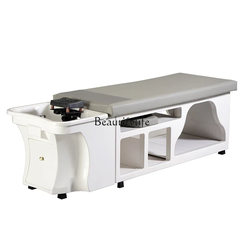 

ls 04Multifunctional Head Therapy Shampoo Chair Constant Temperature Water Circulation Facial Bed