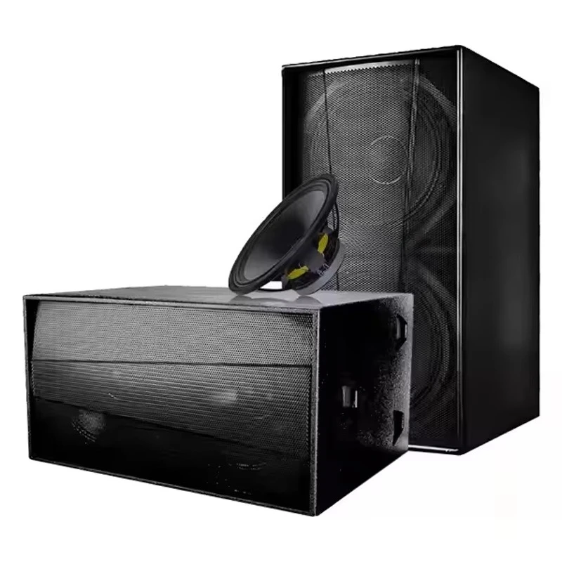 

Factory Price Custom Dual 18 Inch 2400W Bass Woofer Subwoofer Double Sonido Profesional Speaker Audio Sound Equipment