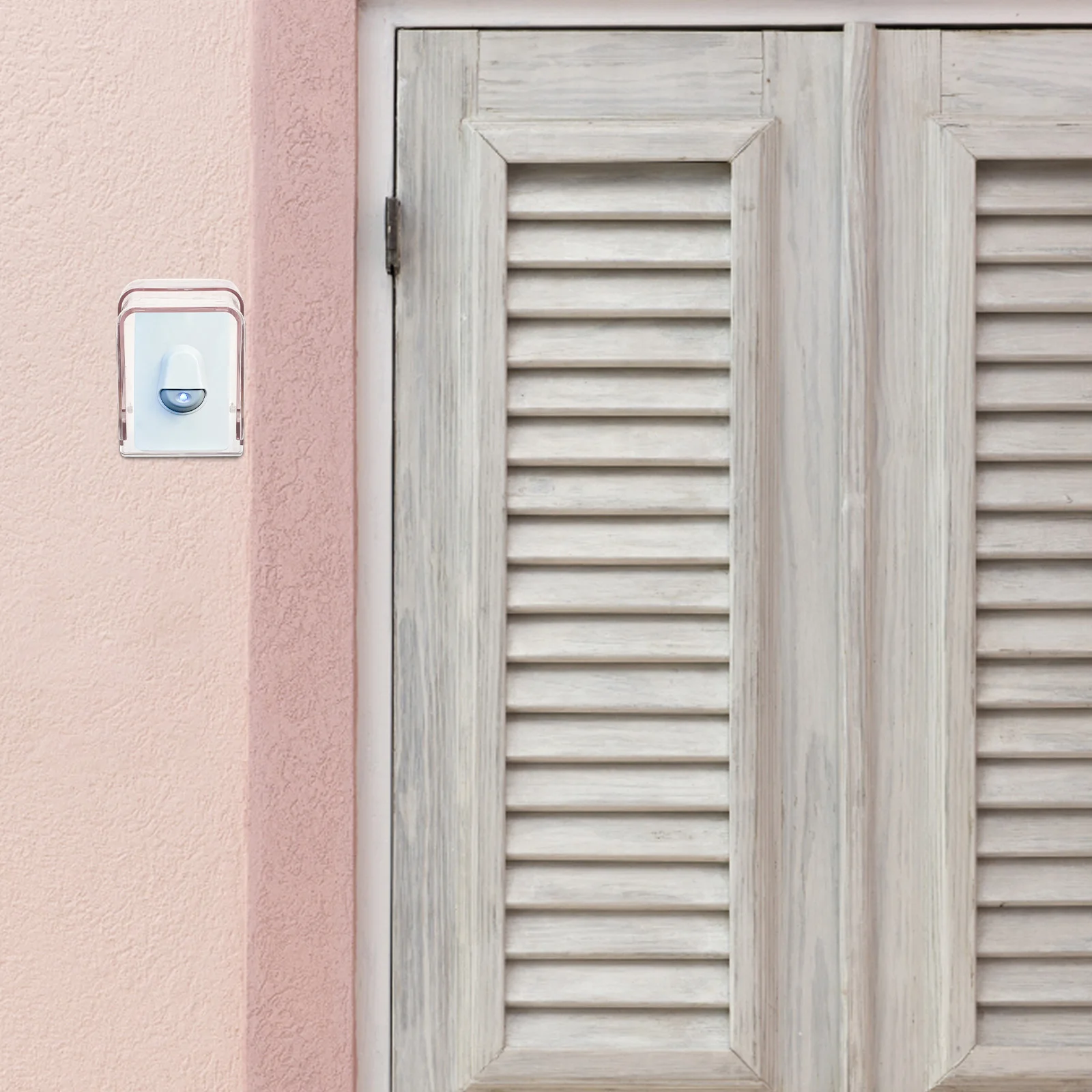 

Wireless Doorbell Rain Cover Outdoor Waterproof Transparent PC Material Sun Easy Install Durability Decorative Box