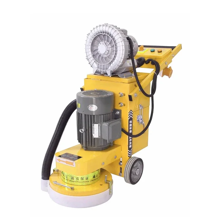 New Custom Color Manual Automatic Grade Concrete Grinder Machine Manual Concrete Grinder with Dust Vacuum