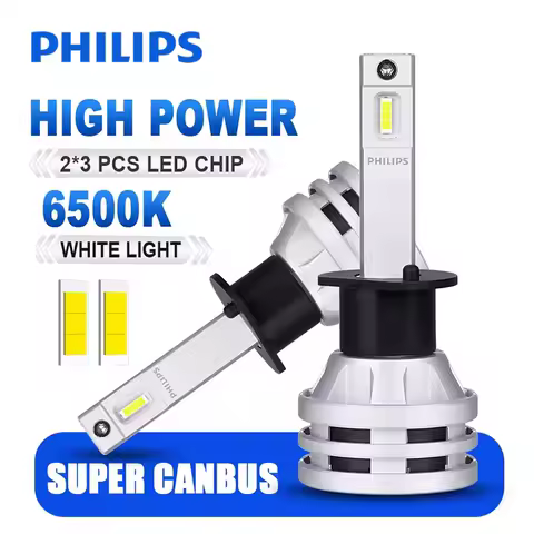 2PCS Philips H7 Led Headlight Ultinon Essential 6000K G2 H1 H4 H11 H8 H9 9005 HB3 9006 HB4 9012 HIR2 Fog Light Auto Lamp 12V 24V