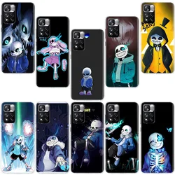 Undertale Sans Doggo Phone Case For Xiaomi Poco X4 F4 GT X3 NFC X5 X6 X7 Pro 5G M5 M5S M3 F5 Mi F6 F3 F2 F1 Cover Coque Fundas T