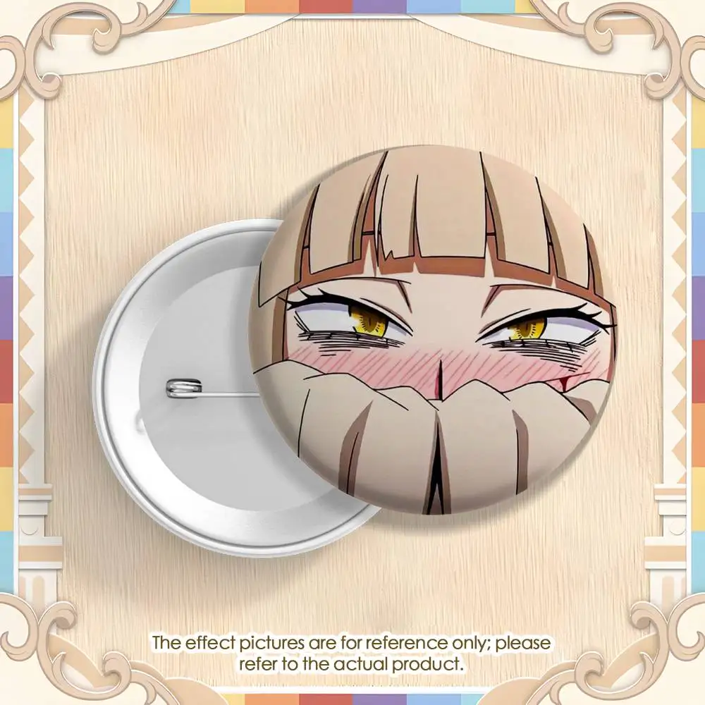 Simpatici My H-Heroes Toga Himiko Distintivi Rotondi Spille con distintivo squisite Spille creative per vestiti Cappello Zaino Accessori regalo