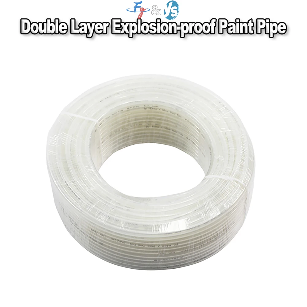 Anti-Corrosion Double Layer Paint Transport Pipe 1m, Explosion Proof Acid Alkali Resistant Coating Hose