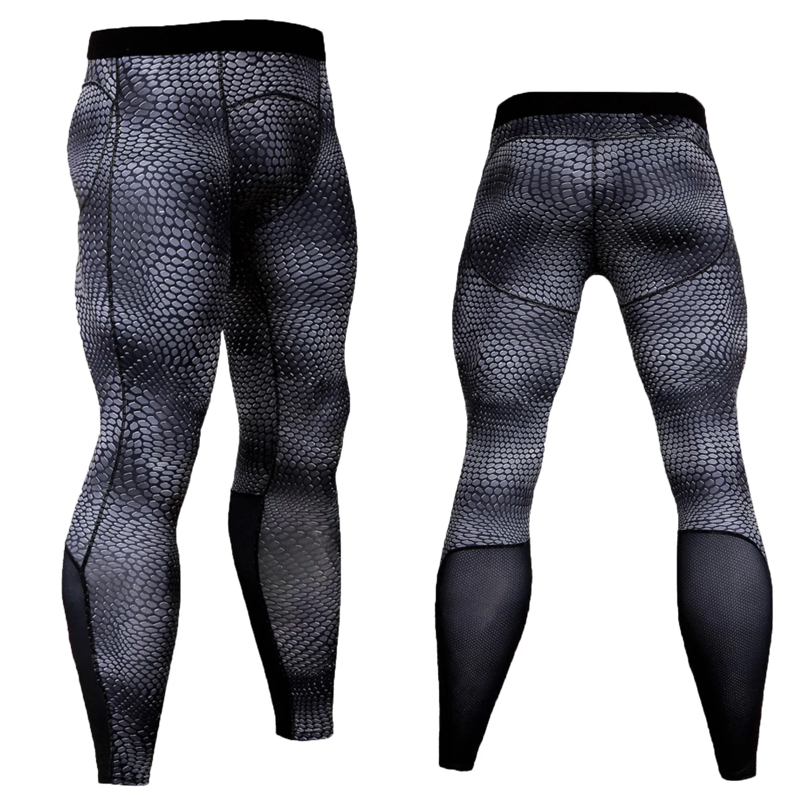 Men's Solid Pant Line Design Fitness Running Training Pants Breathable Quick-drying Pants Tights Stretch Trousers Bedroom