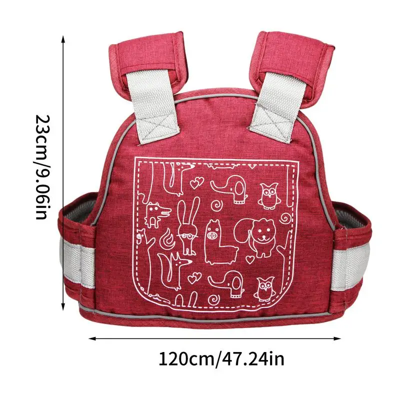 Motorcycle Harness For Kids Comfortable Motorcycle Safety Belt Non-Slip Strap Motorcycle Seat Harness For Kids Reflective Design