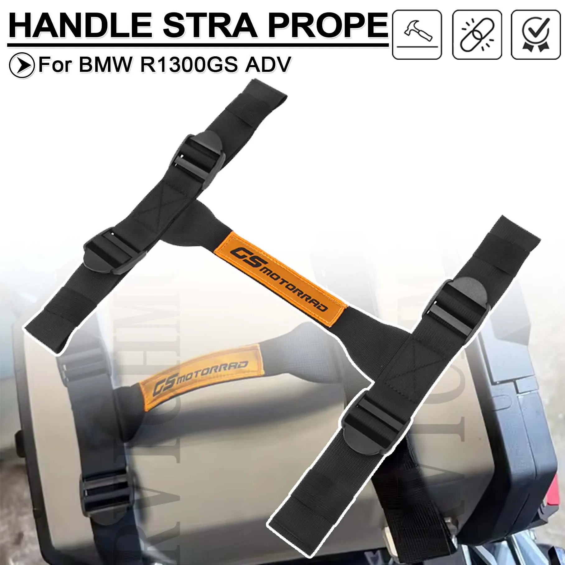 

Мотоциклетный боковой ремень из алюминиевого сплава для BMW R1300GS ADV R1300 R1300 GS Adventure GSA 1300GSA, верхняя ручка корпуса, веревочный ремень