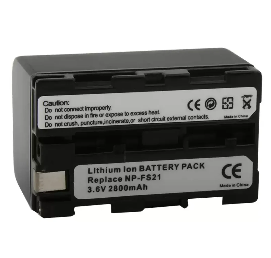 3.6V 2800mAh Replacement Battery for Sony DCR-PC1 DCR-PC2 DCR-PC3 DCR-PC4 DCR-PC5 PC1E DCR-PC2E DCR-PC3E NP-FS20 NP-FS21 NP-FS22