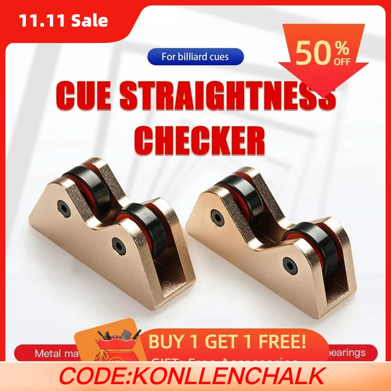 

Прибор для проверки простоты бильярдного кия для карла, бильярдный кий, ремонтный роликовый детектор, инструмент для обслуживания, аксессуары для бильярда, 2 шт.