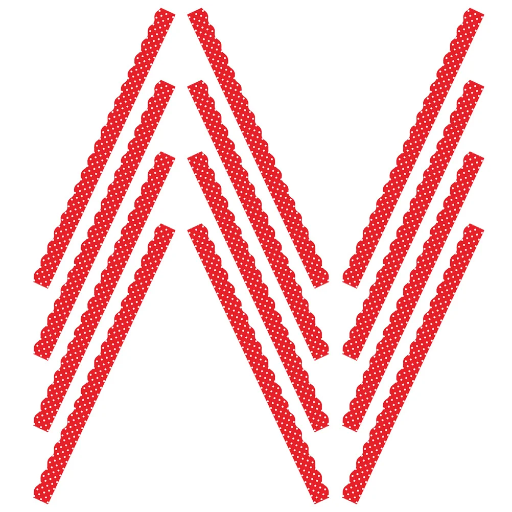 12 قطعة شرائط الحدود المغناطيسية للسبورة البيضاء السبورة لوحة الإعلانات الفصول الدراسية مكتب نافذة الباب السبورة ديكور الحفلات