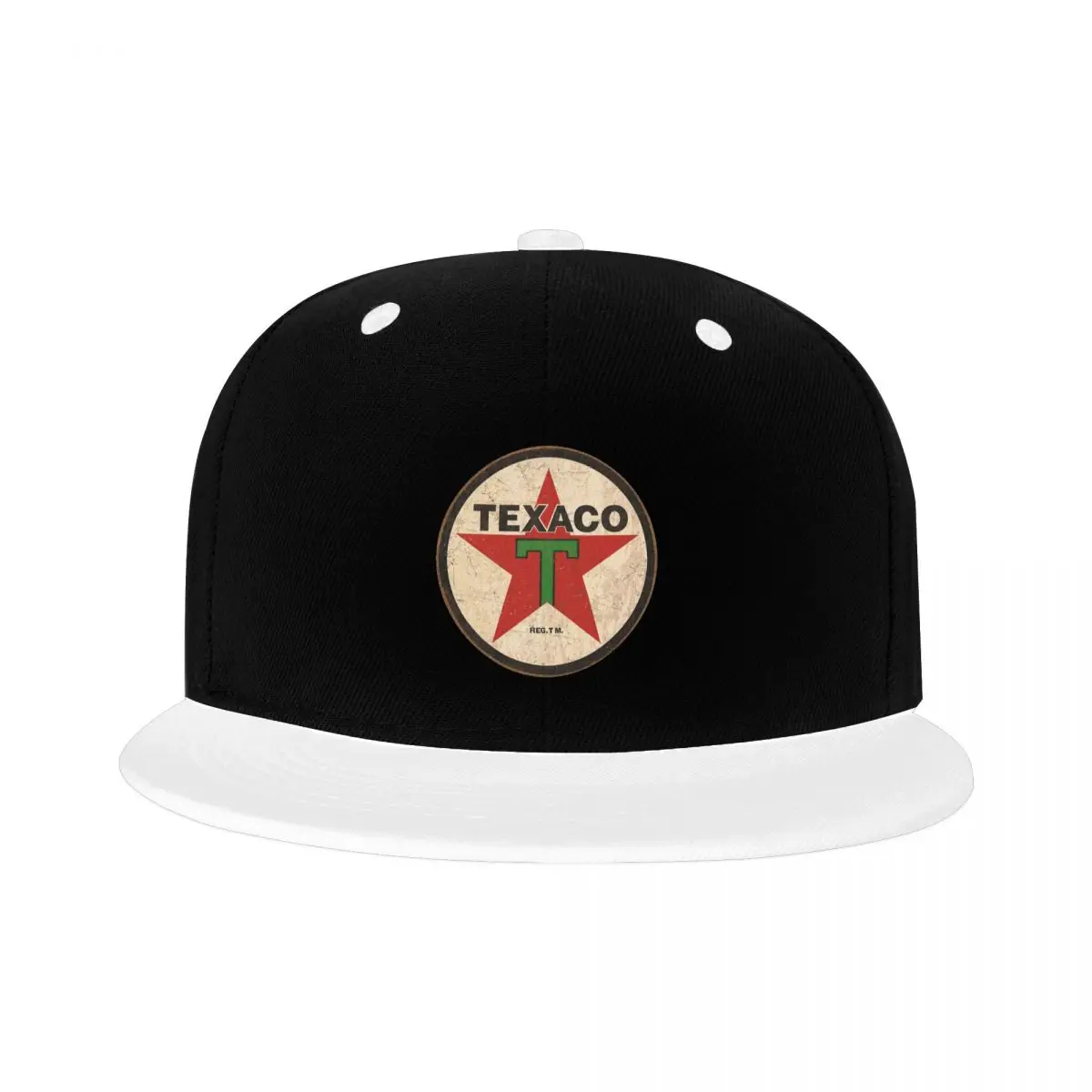 New T Texaco Flat Brim Hat Embroidery Baseball Cap Hip Hop Hat