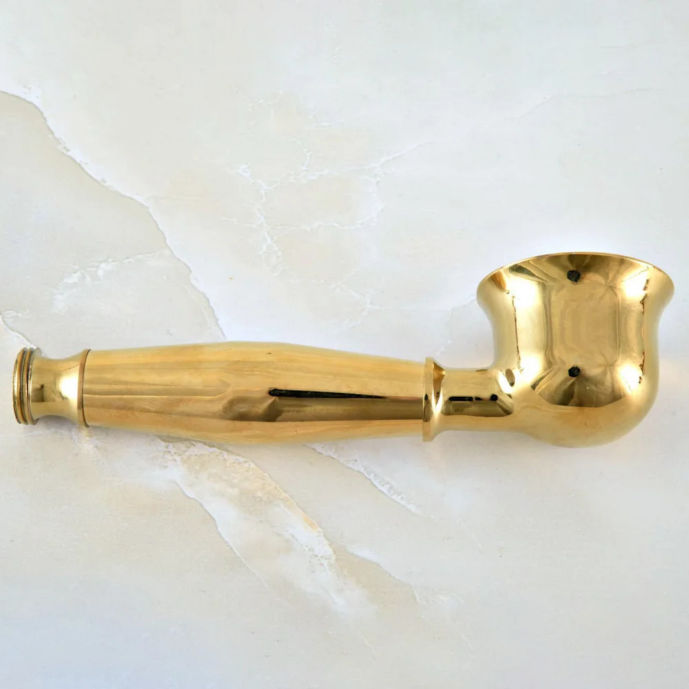 Gold Color Brass Telephone Shape Hand Spray Handheld Shower head / Bathroom Accessory (Standard 1/2