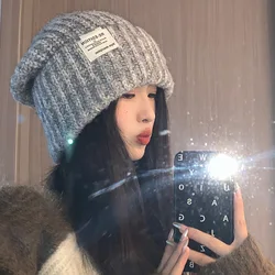 Winter Hat for Women Beanie Hats Knit Cap Fashion Warm Wool Couple Cap Bonnet Woman Autumun Female Bonnet