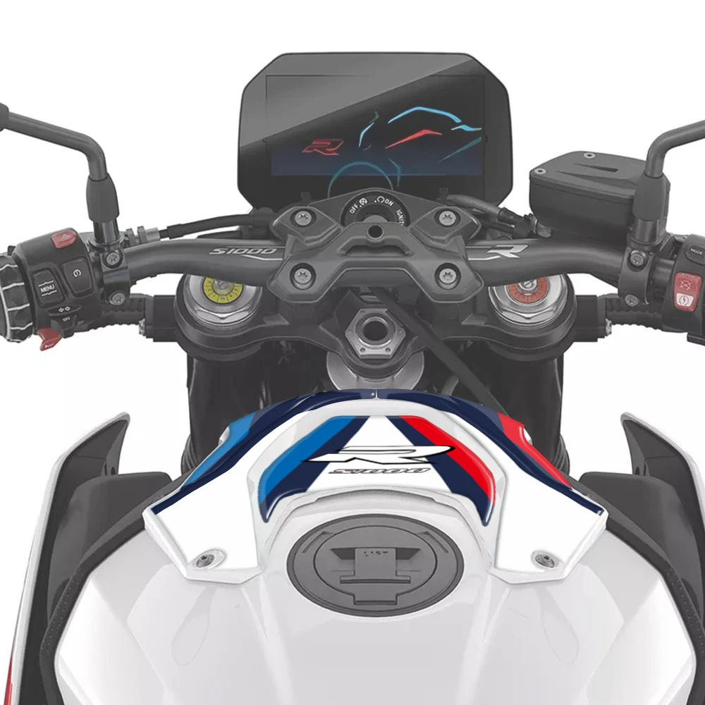 2024 M Motorsport For BMW S1000R 2019 2020 2021 2022 2023 Motorcycle Fuel Tank Sticker 3D Gel Panel Cover Paint Protection Decal