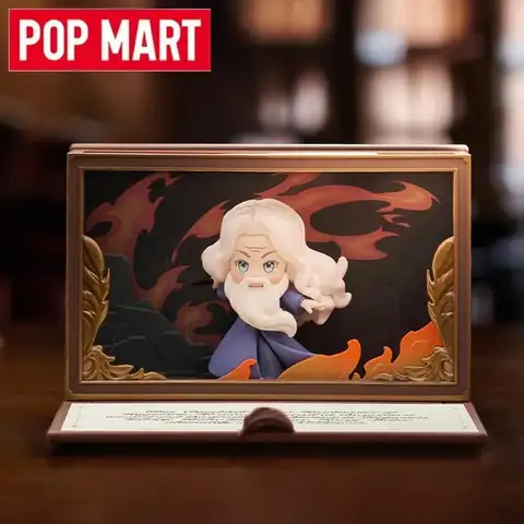 POP MART Harry Potter Hogwarts Biografiska Serien Blind Box Söt Anime Actionfigur Gissa Väska Originalleksaker Dockprydnad Gåva 8 best sales Harry Potter speldosor - №1