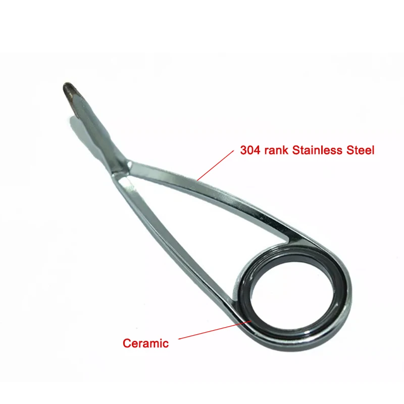 164pcs/box Stainless Steel KLH Fishing Rod Guide Fishing Tackle Set Fishing Tool Accessory Rod Guides Ring plastic packaging