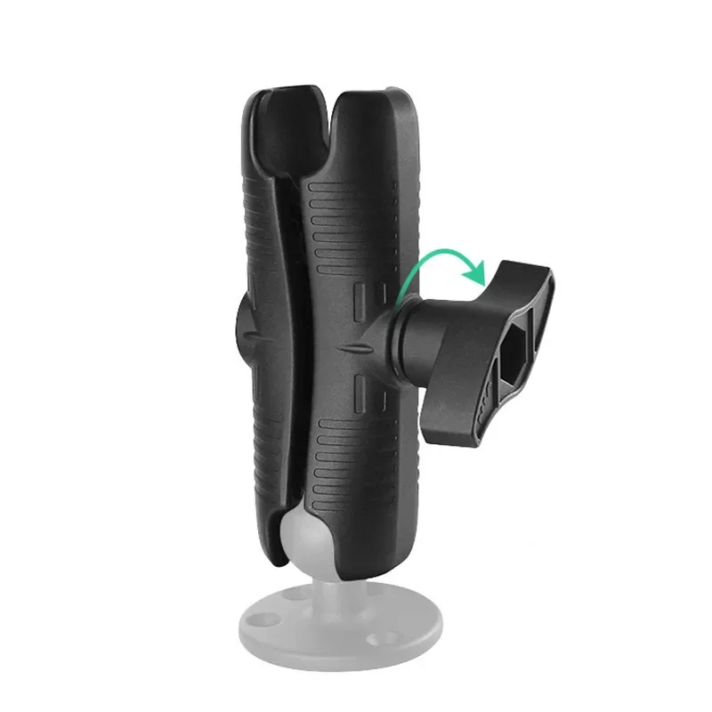 Heavy Duty Equipment Mounts Rugged and Stable D size  Aluminum Double Socket Arm for Boat Fish Finder Bracket
