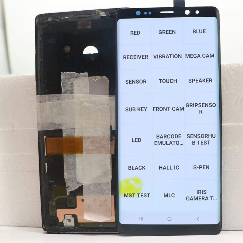 Imagem -03 - Tela de Toque Lcd Super Amoled para Samsung Galaxy Note N950a N950u N950f N950v 63 Polegadas Substituição