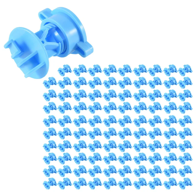 Isolateurs de fil de clôture électrique, 100 pièces, accessoires de clôture électronique à impulsion, isolant de pôle central-AB09
