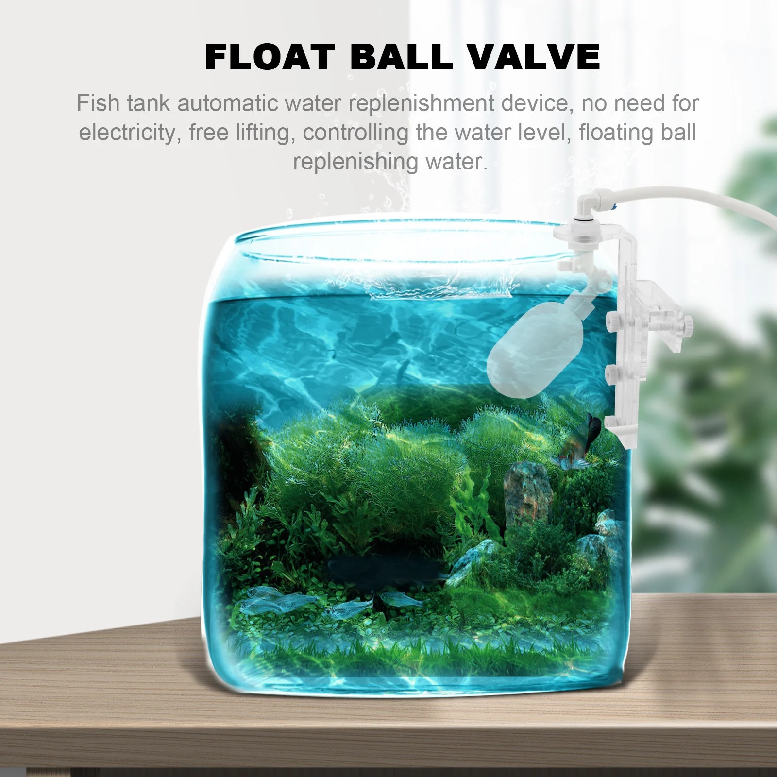 

1 set Automatic Water Replenishment Device For Fish Tank No Electricity Self-Priming Level Control Floating Ball Valve Supply