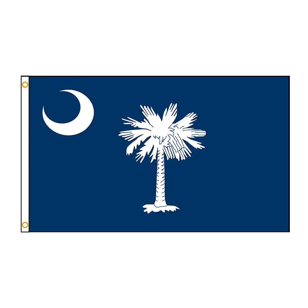 3X5Fts 90X150cm South Carolina Flag For Decoration