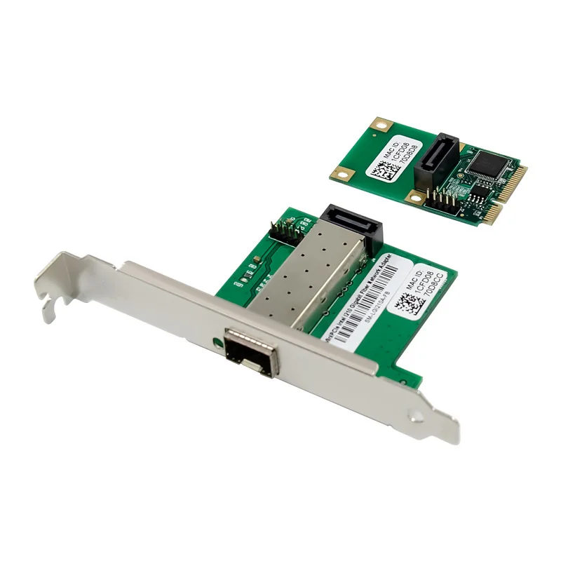 SUNWEIT ST7241 MiniPCIE Intel I210 Single-SFP Fiber Server NIC