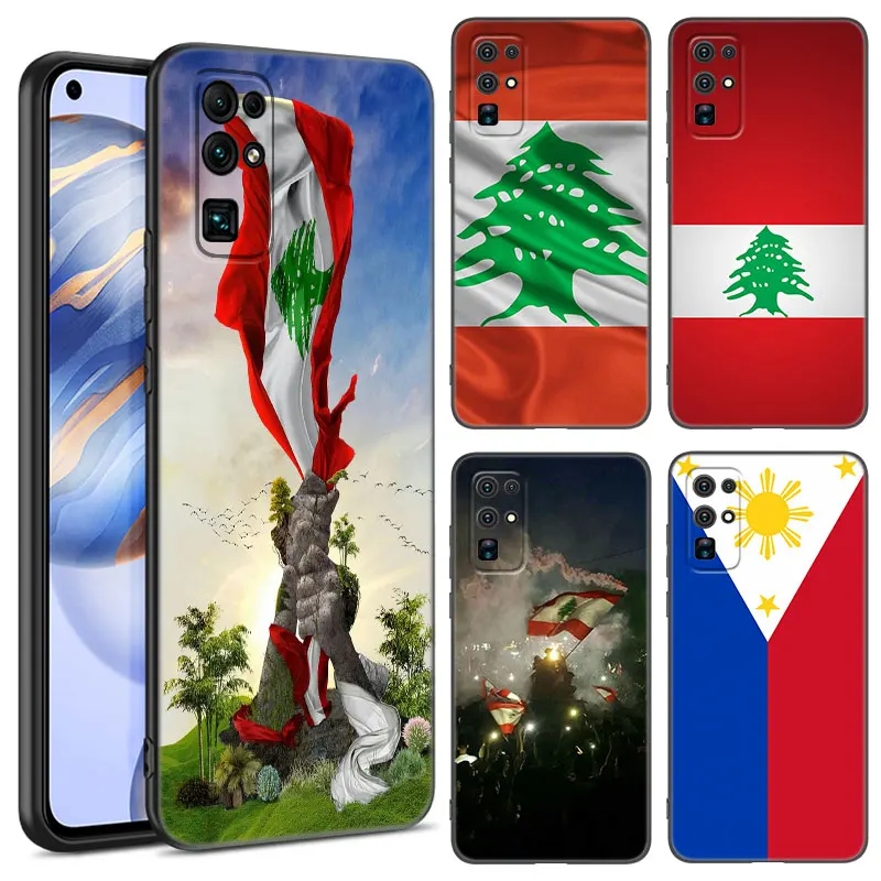 Lebanon Flag Passport Phone Case For Honor 70 90 200 Magic 4 5 6 Lite X5 X6A Plus X6S X7A X8A X8B X6 X7 X8 X9 4G X9A X9B 5G