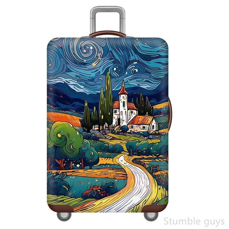 

Прочный высокоэластичный защитный чехол для чемодана, устойчивый к царапинам и пыли, полезен для поездок на отдых, 18-32 дюйма