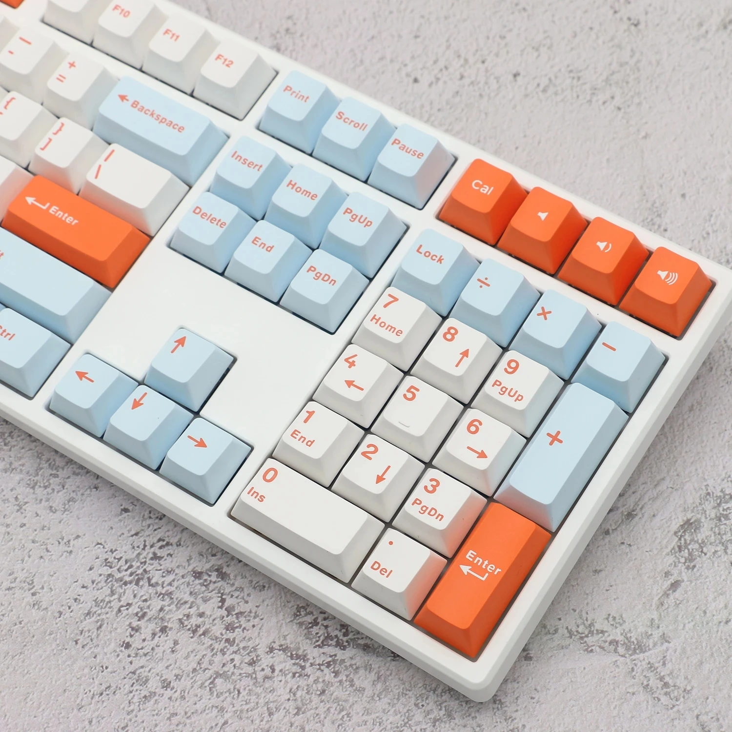 171 Kunci/Set GMK Salmon Keycaps PBT Topi Kunci Double Shot Keycap Profil Ceri dengan ISO Enter untuk Keyboard Mekanis