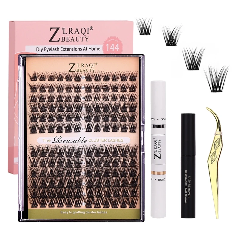 Z\'LRAQI BEAUTY Complete False Eyelash Collection Perfect for Everyday Makeup Parties Weddings and Stage Performances